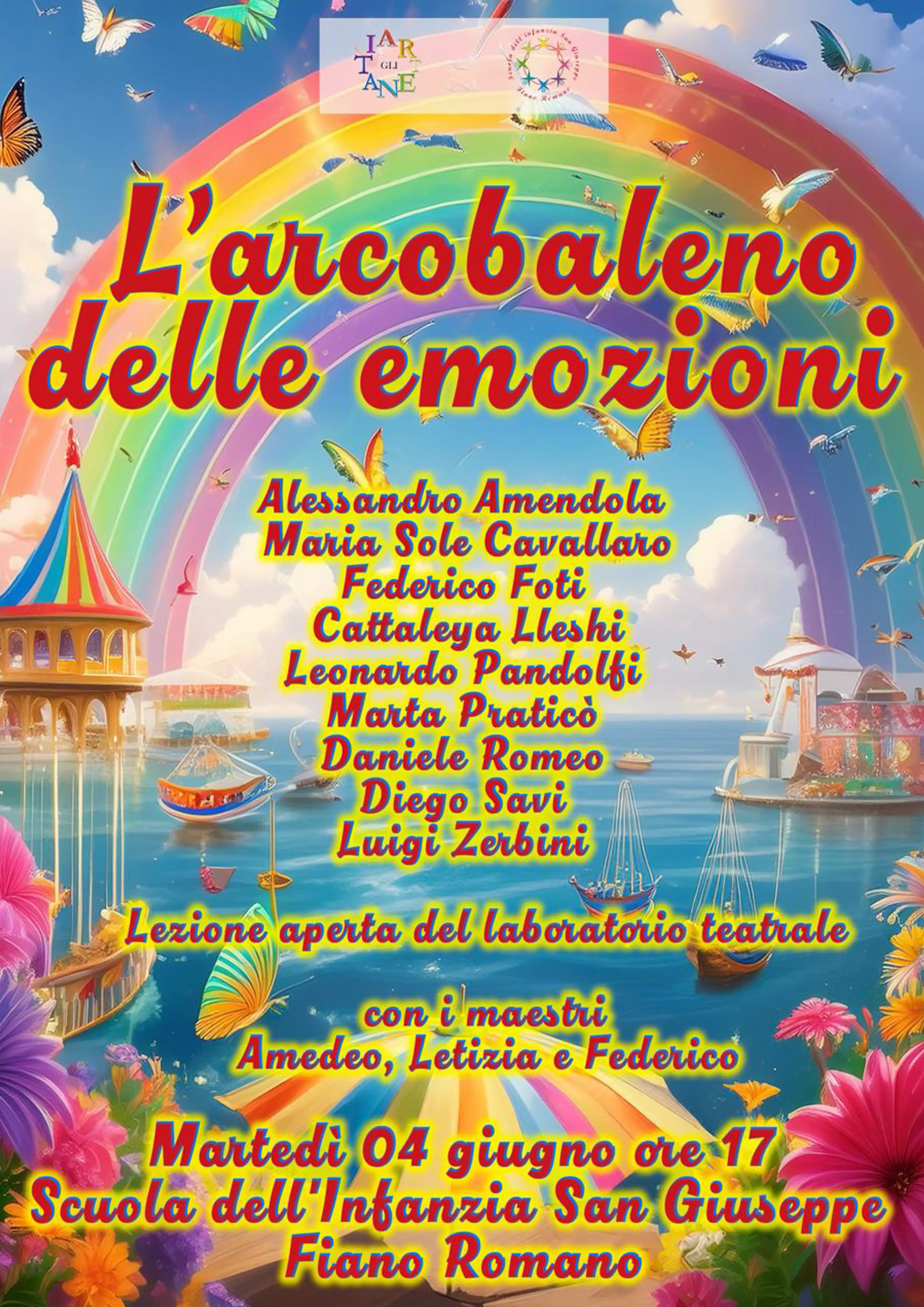 Arcobaleno delle Emozioni alla Scuola San Giuseppe